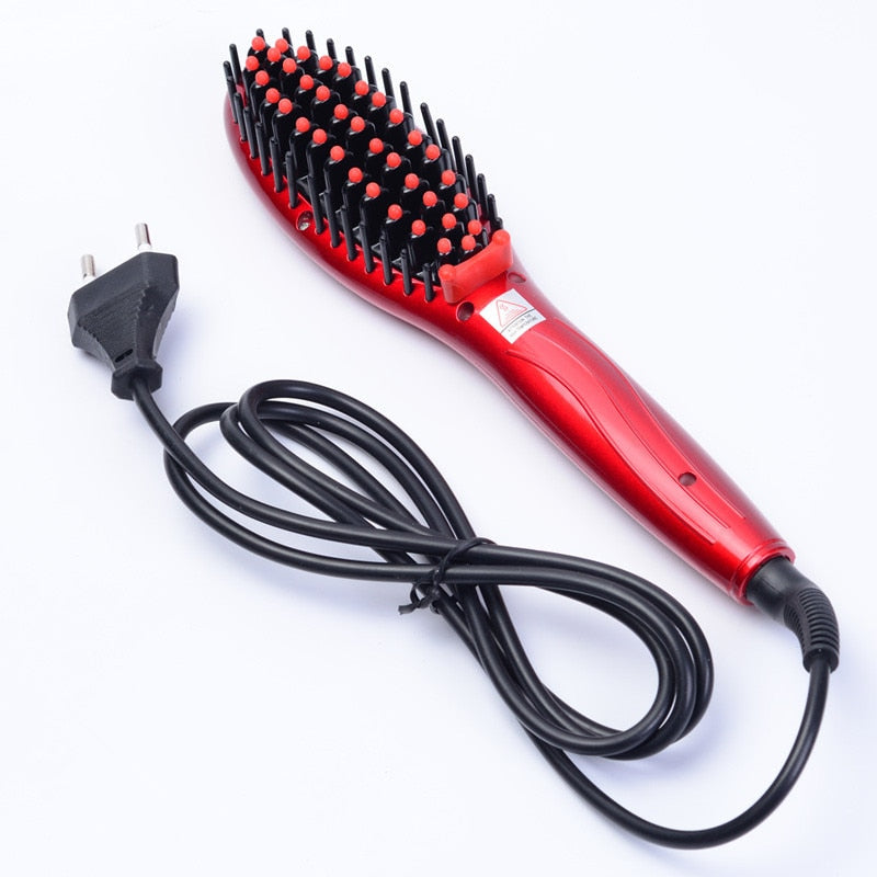 Free Shipping Hair Brush Fast Hair Straightener Comb hair Electric brush comb Irons Auto Straight Hair Comb brush