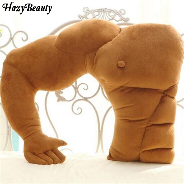 Soft Body Pillows cute Muscular boyfriend arm pillow shape large comfort pillow warm arm pillow birthday gift for girlfriend