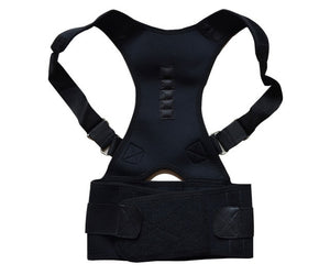 Male Female Adjustable Magnetic Posture Corrector Corset Back Brace Back Belt Lumbar Support Straight Corrector de espalda S-XXL