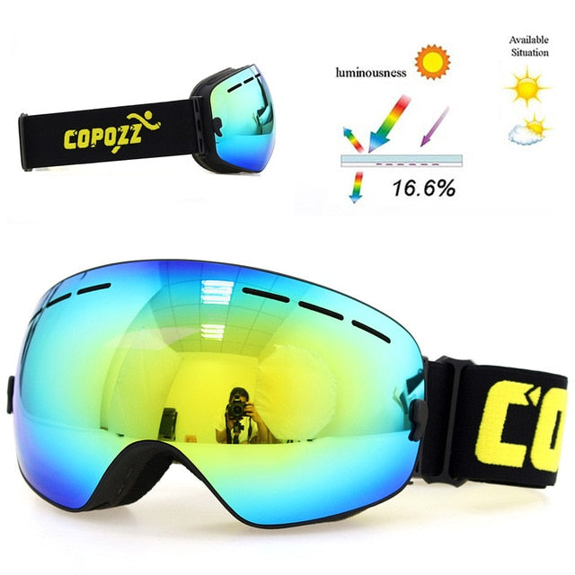 Copozz Double Layer Snow Goggles