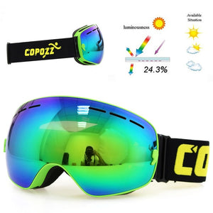 Copozz Double Layer Snow Goggles