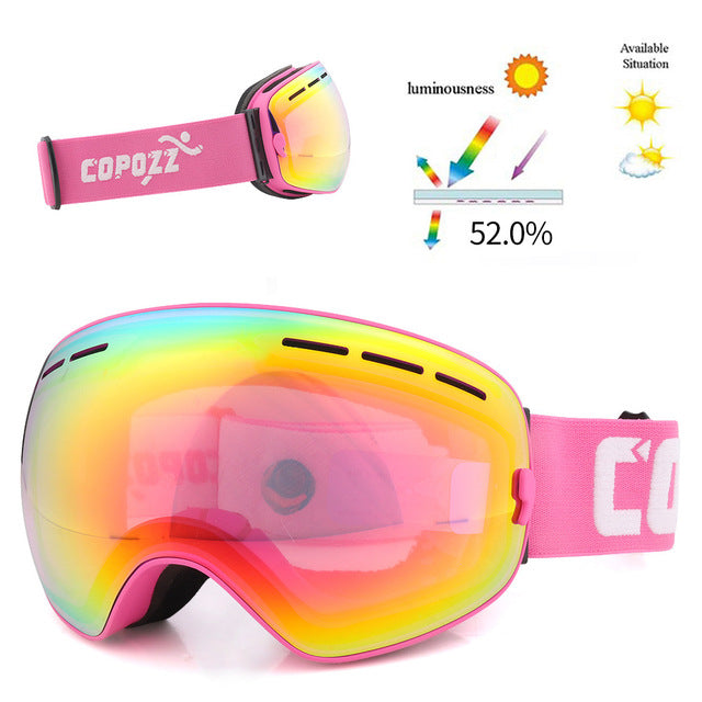 Copozz Double Layer Snow Goggles