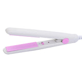 Mini  Ceramic Electronic Hair Straightener Iron Chapinha Straightening Corrugated Irons Hair Crimper Styling Tools 220V