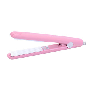 Mini  Ceramic Electronic Hair Straightener Iron Chapinha Straightening Corrugated Irons Hair Crimper Styling Tools 220V