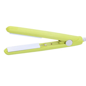 Mini  Ceramic Electronic Hair Straightener Iron Chapinha Straightening Corrugated Irons Hair Crimper Styling Tools 220V