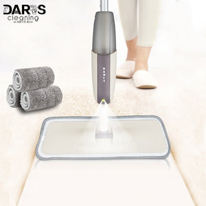 Spray Floor Mop with Reusable Microfiber Pads 360 Degree Handle Mop for Home Kitchen Laminate Wood Ceramic Tiles Floor Cleaning