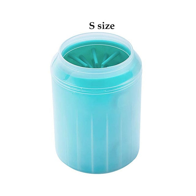 Dog Paw Cleaner Soft Silicone Pet Foot Washer Cup Gentle Bristles Pet Clean Brush Quickly Clean Paws Dog Foot Wash Tool XS S M