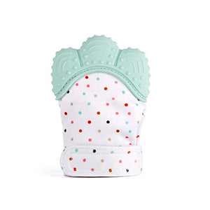 2019 Newborn Baby Gloves Silicone Baby Mitt Teething Mitten Teething Glove Candy Wrapper Sound Teether