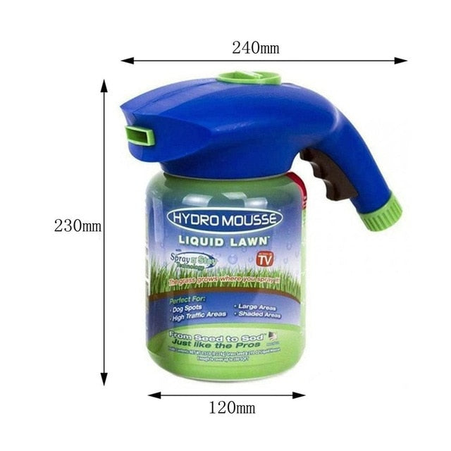 Gardening Seed Sprinkler Lawn Hydro Mousse Household Hydro Seeding System Grass Liquid Spray Device Seed Lawn Care Watering