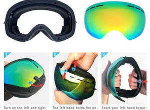 Copozz Double Layer Snow Goggles