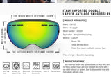 Copozz Double Layer Snow Goggles