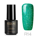 ROSALIND Gel Varnish Nail Polish All For Manicure Set 7ML Semi Permanent Vernis UV Base Coat Nails Art Gel Nail Polish Lacquer