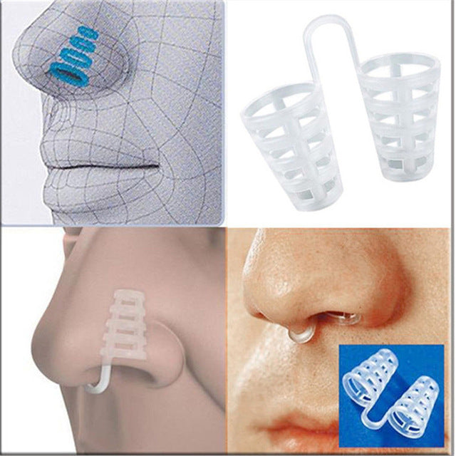 HOT!!!Anti Snoring Breathe Easy Sleep Nose Clip Snore  Stopper Aid Nasal Dilators Device Congestion Aid No Strips Cones