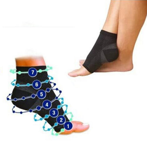 Foot angel anti fatigue compression foot sleeve Support Socks Men Brace Sock DropShipping